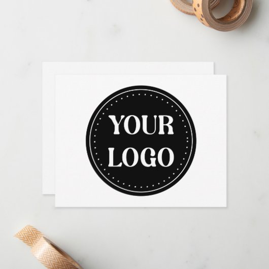 elegant, modern, raffiniert und editierbar. mitteilungskarte (Vorderseite/Rückseite Beispiel)