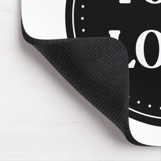 elegant, modern, raffiniert und editierbar. mousepad (Ecke)