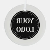 elegant, modern, raffiniert und editierbar. ornament aus glas (Rückseite)