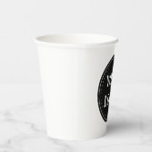 elegant, modern, raffiniert und editierbar. pappbecher (Rechts)