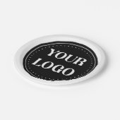 elegant, modern, raffiniert und editierbar. pappteller (Schrägansicht)