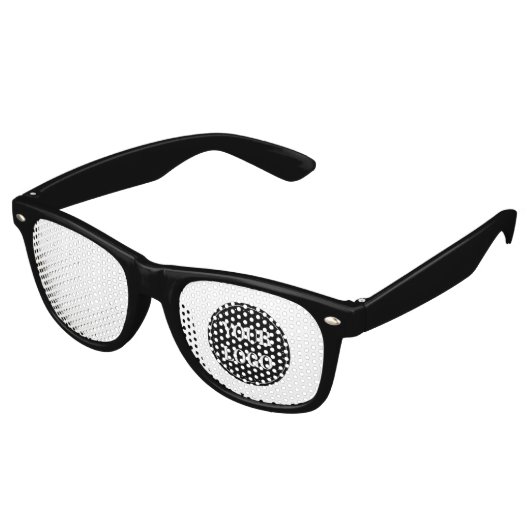 elegant, modern, raffiniert und editierbar. partybrille (Schrägansicht)