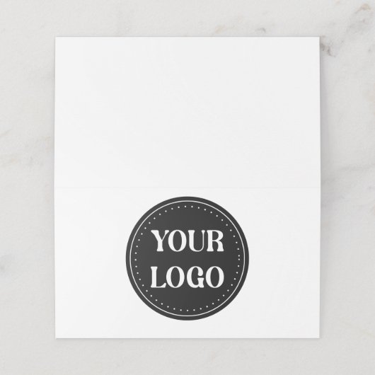 elegant, modern, raffiniert und editierbar. platzkarte (Außenseite Aufgefaltet)