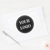 elegant, modern, raffiniert und editierbar. rechteckiger aufkleber (Umschlag)