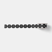 elegant, modern, raffiniert und editierbar. satinband (Vorderseite)