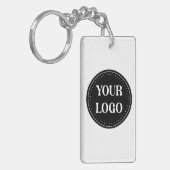 elegant, modern, raffiniert und editierbar schlüsselanhänger (Vorderseite links)
