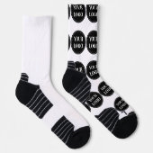 elegant, modern, raffiniert und editierbar. socken (Rechts)