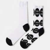 elegant, modern, raffiniert und editierbar. socken (Linkes Detail)