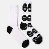 elegant, modern, raffiniert und editierbar. socken (Rechts)