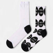 elegant, modern, raffiniert und editierbar. socken (Linkes Detail)