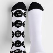 elegant, modern, raffiniert und editierbar. socken (Oben)