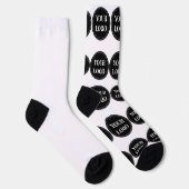 elegant, modern, raffiniert und editierbar. socken (Rechts)