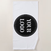 elegant, modern, raffiniert und editierbar. strandtuch (Vorderseite)