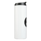 elegant, modern, raffiniert und editierbar. thermosbecher (Nach links gedreht)