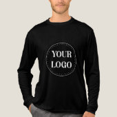 elegant, modern, raffiniert und editierbar. Tri-Blend shirt (Vorderseite)