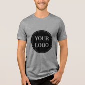 elegant, modern, raffiniert und editierbar. Tri-Blend shirt (Vorderseite)