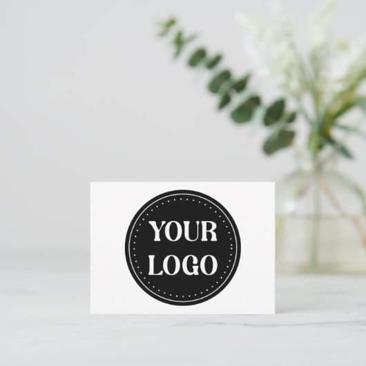 elegant, modern, raffiniert und editierbar. visitenkarte (Stehend Vorderseite)