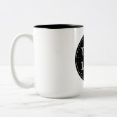 elegant, modern, raffiniert und editierbar. zweifarbige tasse (Links)