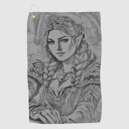 Elegant Modern Simple Custom Add Your Own photo Golfhandtuch (Vorderseite)