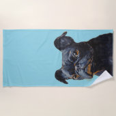 Elegant Modern Simple Custom Add Your Own photo Strandtuch (Vorderseite)