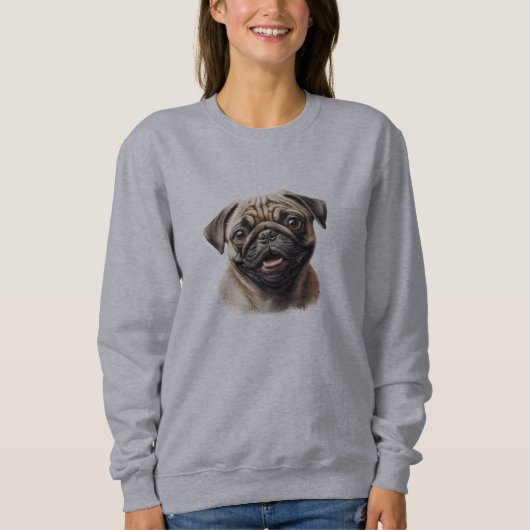 Elegant Modern Simple Custom Add Your Own photo Sweatshirt (Vorderseite)