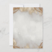 Elegant Modern Simple Gold Touch Sweet 16  Einladung (Rückseite)