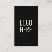 Elegant Modern Simple Logo Beruflich Stilvoll Visitenkarte (Vorderseite)