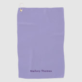 Elegant Modern Simple Professional Golfer Golfhandtuch (Vorderseite)