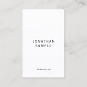 Elegant Modern Simple Template Vertical Business Visitenkarte (Vorderseite)