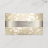 Elegant Modern Stilvoll gestylt Stripe Bokeh Visitenkarte (Vorderseite)