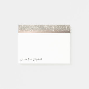 Elegant modern stilvoll,spitzenpersonaliert post-it klebezettel