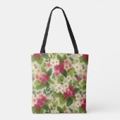 Elegant Modern Stylish Botanical Wildflower  Tasche (Rückseite)