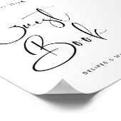 Elegant & Modern Unterschreiben Sie unser Gästebuc Poster (Ecke)