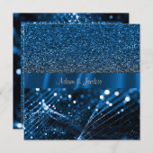 ELEGANT & MODERN WEDD SPLIT ROYAL EINLADUNG (Vorne/Hinten)