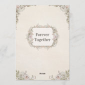 Elegant Modern Wedding Invitation | Timeless Einladung (Rückseite)