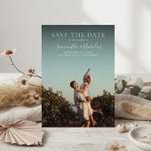 Elegant Modern Wedding Photo Save the Date