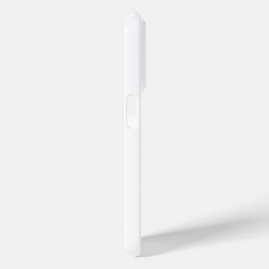 Elegant Modern White Blue Script Monogram Case-Mate iPhone Hülle (Rückseite / Rechts)