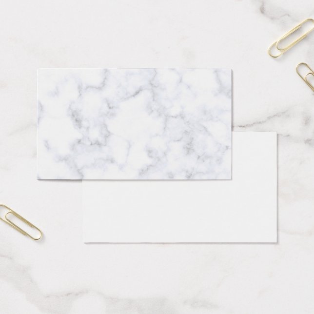 Elegant Modern White Marble (Büro)
