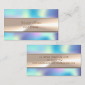 Elegant Moderne Berufliche Holografie Visitenkarte (Vorne/Hinten)