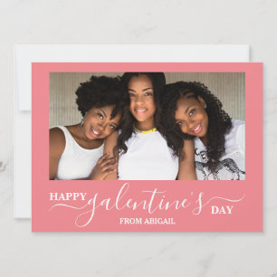 Elegant Moderne Galentine Tag Beste Freunde Foto Feiertagskarte