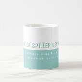 Elegant Moderne halbblaue Tasse (Mittel)