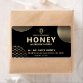 Elegant Moderne Kreise goldenen Honigs (Insitu)