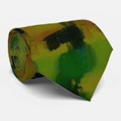 Elegant Moderne Minimalistische grüne Farbe Krawatte (Gerollt)
