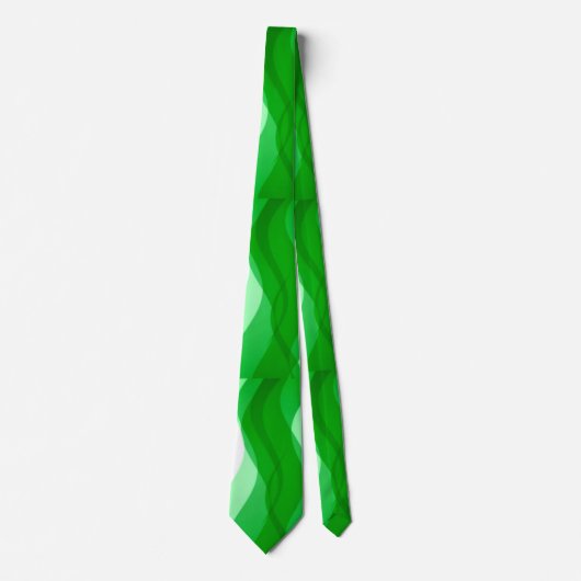 Elegant Moderne Minimalistische grüne Farbe Krawatte (Vorderseite)