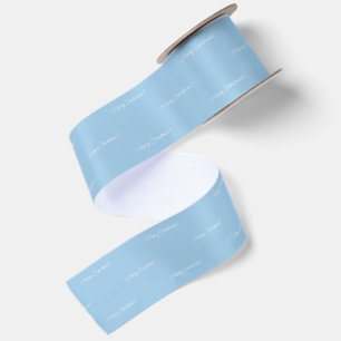 Elegant moderne personalisierte blaue Nordic Satinband