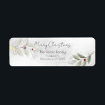 Elegant Moderne Silver Christmas Floral<br><div class="desc">Elegante,  moderne und minimalistisch gezeichnet silberne Linien-Blätter,  rote Beeren und goldene Glitzern auf silberfarbenem Hintergrund mit drei bearbeitbaren Textfeldern.</div>