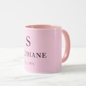 Elegant Moderne Tasse (VorderseiteRechts)