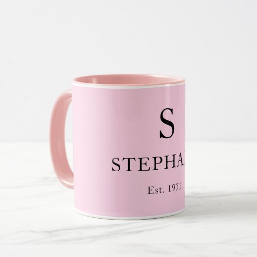 Elegant Moderne Tasse (Vorderseite Links)