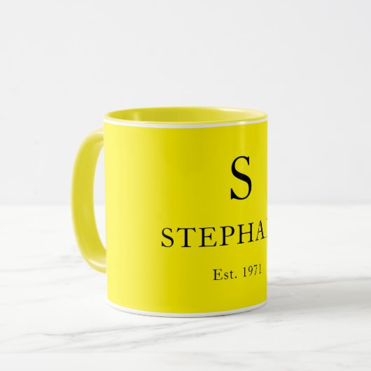 Elegant Moderne Tasse (Vorderseite Links)