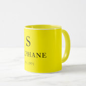 Elegant Moderne Tasse (VorderseiteRechts)